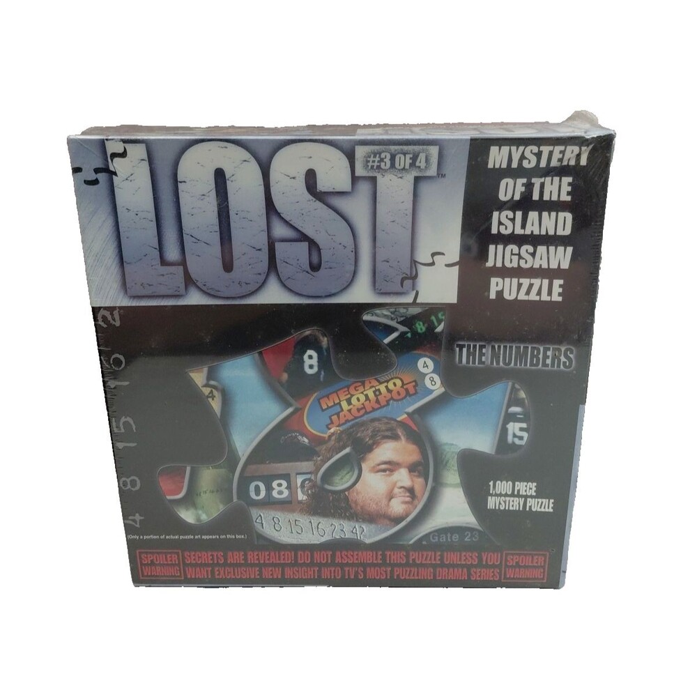 Lost TV Series Mystery of the Island Jigsaw Puzzle #3 of 4 1000 Pieces Sealed